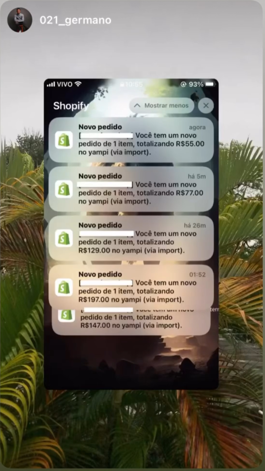 Depoimento de aluno 3
